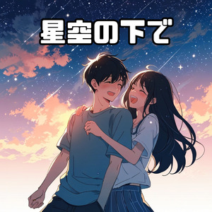 星空の下で