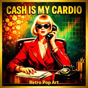 Cash Is My Cardio (Retro Pop Art)