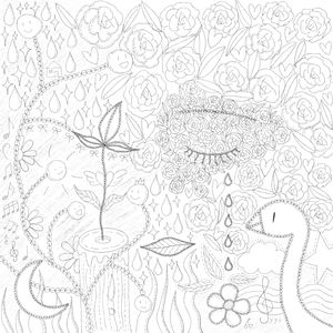 White Roses，Rainy Day（白玫瑰雨天）