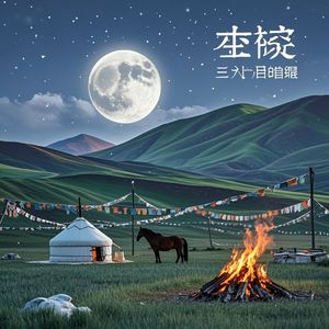草原的月亮