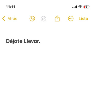 Déjate Llevar