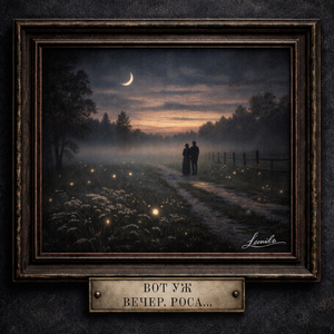 Вот уж вечер. Роса...