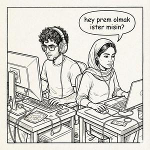 Bir an seni düşünmeden edemiyorum