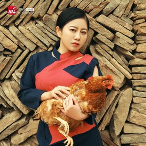 大红公鸡毛腿腿-崔苗