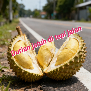 Durian Jatuh Di Tepi Jalan