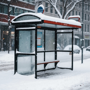 雪落下来的时候