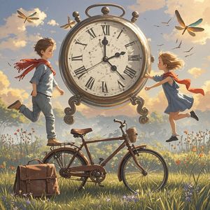 倒转的钟-噼里啪啦