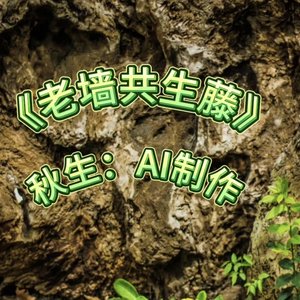 老墙共生藤