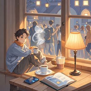 喜欢躲在角落里孤独的我_梁运荣