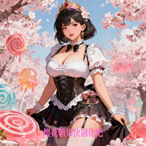樱花糖果快融化吧