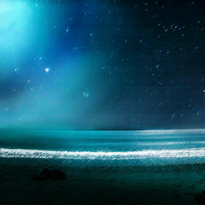 我拿心事砸向海边的星星