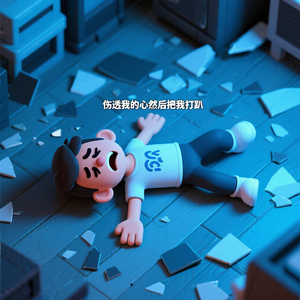 伤透我的心然后把我打趴