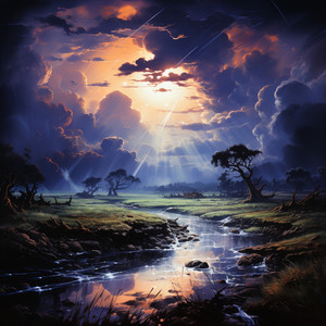 La Calma Del Masaje En El Sonido De Truenos