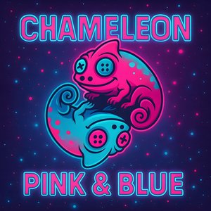 Chameleon (Pink & Blue)