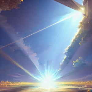 “抬头看，天上就是光”