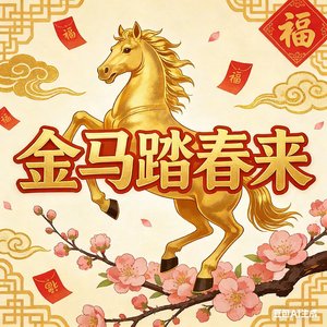 金马踏春来