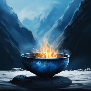 Firelight Harmony with Singing Bowl