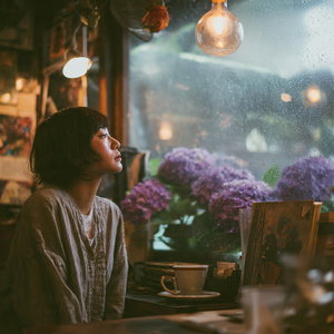 梅雨の夜に 君を想う（紫陽花のように色を変えながら）