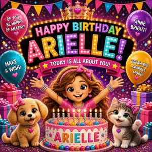 Happy Birthday Arielle
