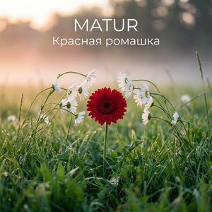 Красная ромашка