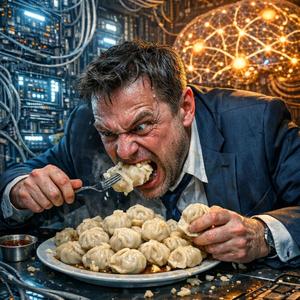 Ich fresse täglich Knödel