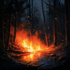 Serenidad De Ensueño En Llamas