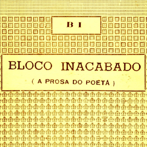 BLOCO INACABADO