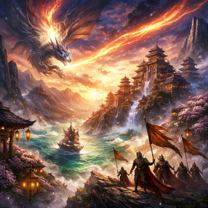 Skyfire Over Jade Seas