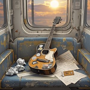 旧吉他与通勤车_文韵拾光