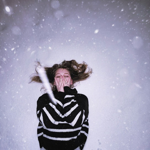 В снегопаде