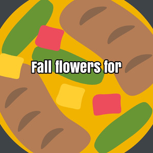 Fall flowers for