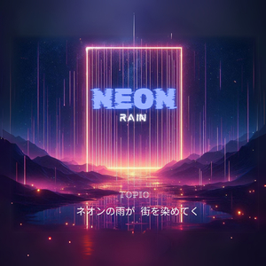 ネオンの雨が 街を染めてく