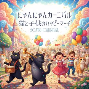 にゃんにゃんカーニバル｜猫と子供のハッピーマーチ