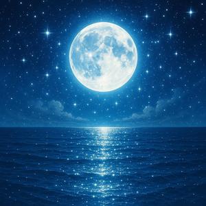 月と海と光と
