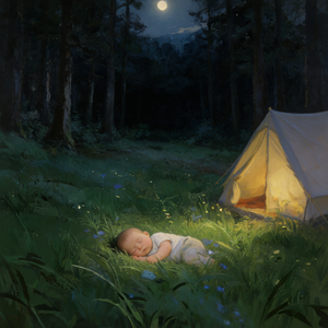 婴儿催眠曲·真人嘘声+羊水声哄睡丛林深处(婴儿安抚轻音乐)