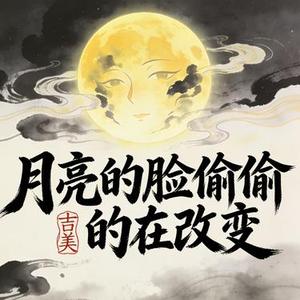 月亮的脸偷偷的在改变