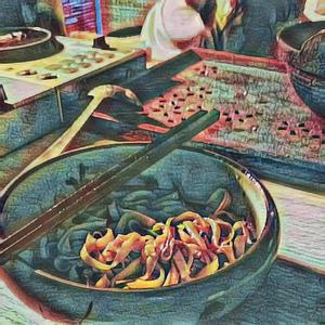 蟹味菇酒蒸蛤蜊.