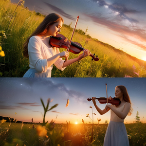 Still Violin for a Quiet and Reflective Mood