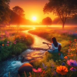 The Brook in the Meadow