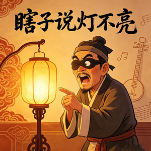 瞎子说灯不亮