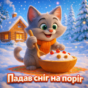 Падав сніг на поріг