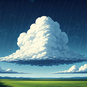 雨雲が近づいてきた