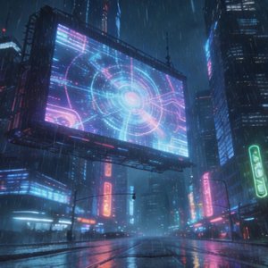 Neon-lit Shanghai Nights