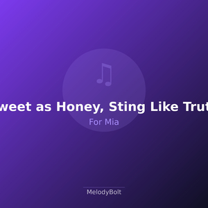 Sweet as Honey, Sting Like Truth