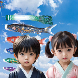 鯉のぼりと未来の空へ