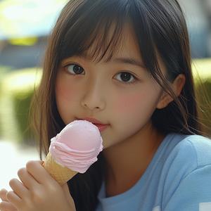 ひたすらアイスを食べる