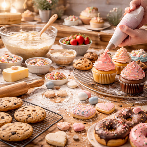幸せのお菓子作り