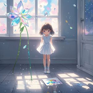 玻璃做的花