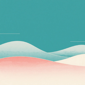 水彩の丘、風のパレット