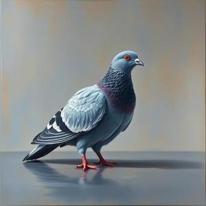 Pigeon écrasé